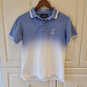 Psycho Bunny Ombre Classic Embroidered Polo Size L